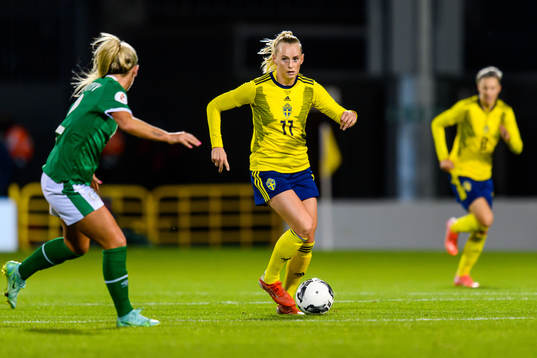 Stina Blackstenius of Sweden