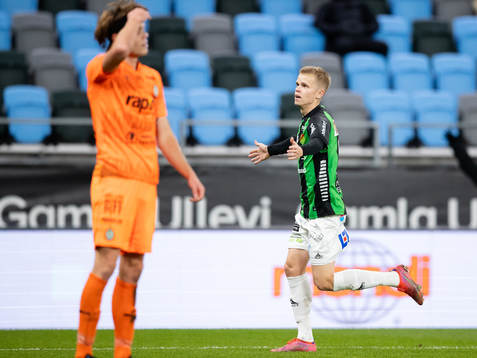 GAIS Viktor Alexandersson jublar