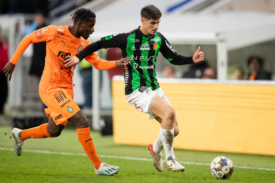 AFC Eskilstunas York Rafael och GAIS Emin Grozdanic