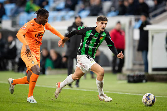 AFC Eskilstunas York Rafael och GAIS Emin Grozdanic