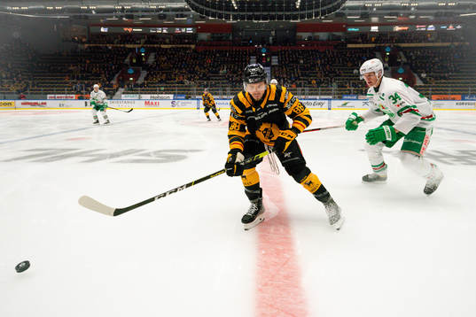 Skellefteås Jayce Hawryluk och Rögles Adam Edström