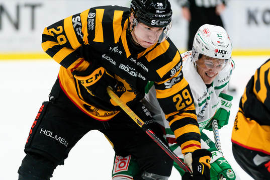 Skellefteås Albin Sundsvik och Rögles Tyler Kelleher