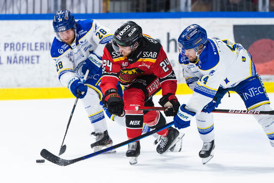 Leksands Justin Kloos, Luleås Brendan Shinnimin och