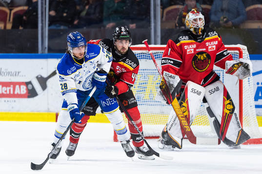 Leksands Justin Kloos och Luleås Jonathan Andersson