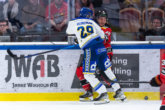 Leksands Emil Heineman och Luleås Joonas Rask