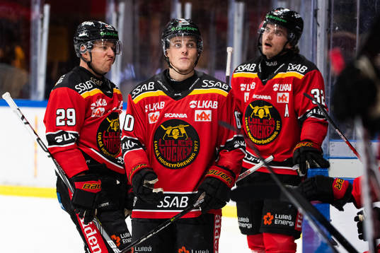 Luleås Erik Gustafsson, Julius Honka och Oscar Engsund