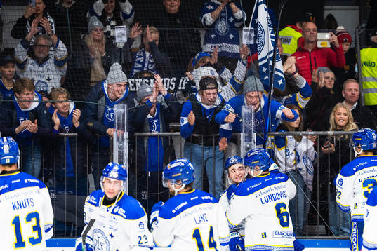 Leksands supportrar jublar