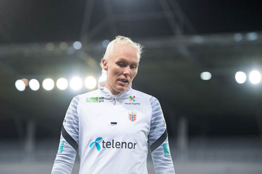 Maria Thorisdottir of Norway prior to the FIFA Women's