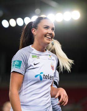 Ingrid Syrstad Engen of Norway prior to the FIFA Women's