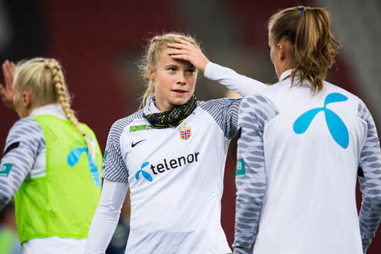 Julie Blakstad of Norway prior to the FIFA Women's World