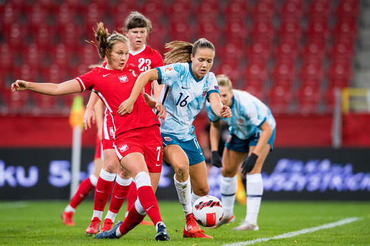 Małgorzata Mesjasz of Poland and Guro Reiten of Norway