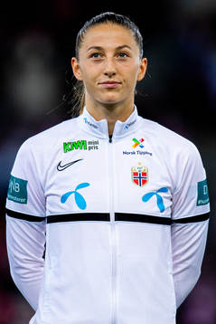 Goalkeeper Cecilie Fiskerstrand of Norway