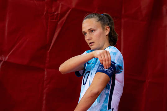 Caroline Graham Hansen of Norway at half time