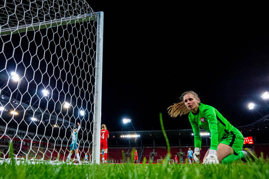 Goalkeeper Karolina Klabis of Poland