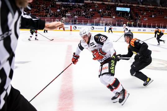 Malmö Redhawks Anton Olsson och Brynäs Noel Gunler