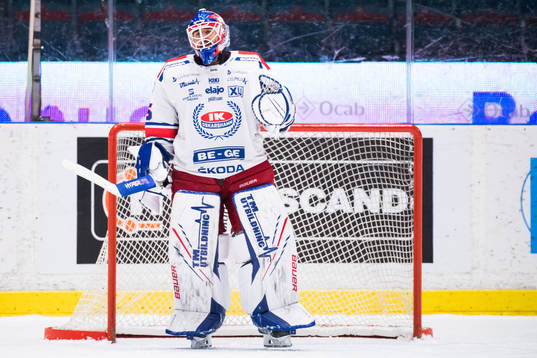 Oskarshamns målvakt Tim Juel