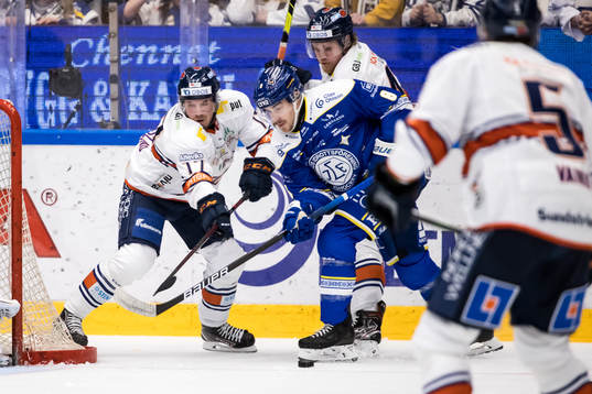 Växjös Emil Forslund och Leksands Ben Thomas