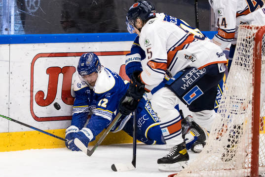 Leksands Fredrik Forsberg och Växjös Juuso Vainio