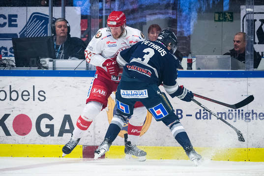 Troja-Ljungbys  Carl-Johan Sjögren och Karlskogas William