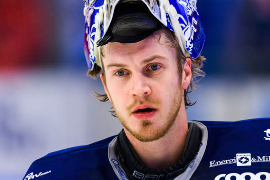 Karlskogas målvakt Marcus Hellgren