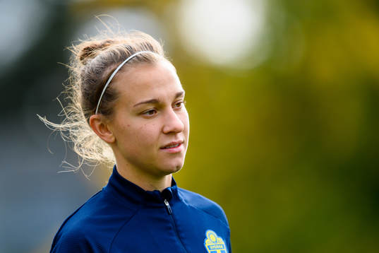 Julia Zigiotti Olme of the Swedish women's national