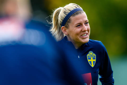 Olivia Schough of the Swedish women's national football team