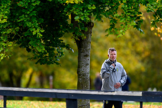 Peter Gerhardsson, head coach of the Swedish women's