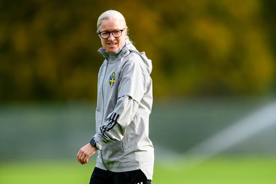 Victoria Sandell, assistant coach of the Swedish women's