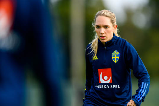 Elin Rubensson of the Swedish women's national football team