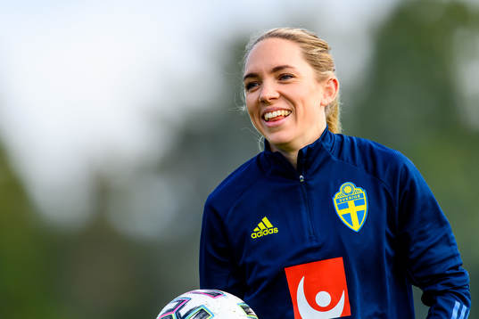 Elin Rubensson of the Swedish women's national football team