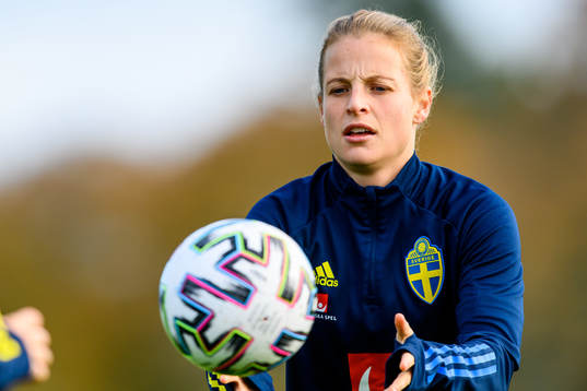 Anna Anvegård of the Swedish women's national football team