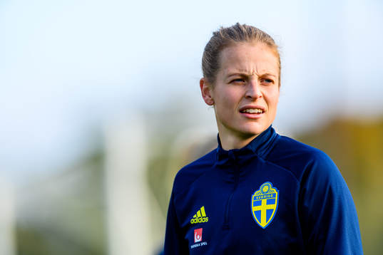 Anna Anvegård of the Swedish women's national football team