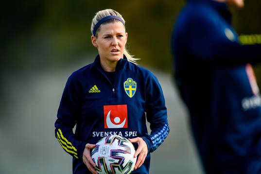 Olivia Schough of the Swedish women's national football team