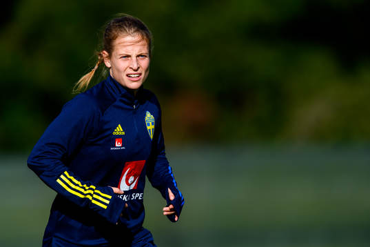 Anna Anvegård of the Swedish women's national football team