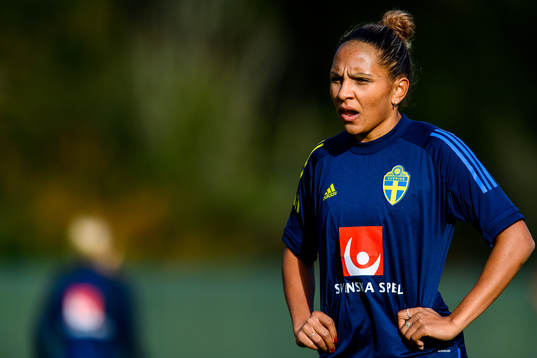 Madelen Janogy of the Swedish women's national football team
