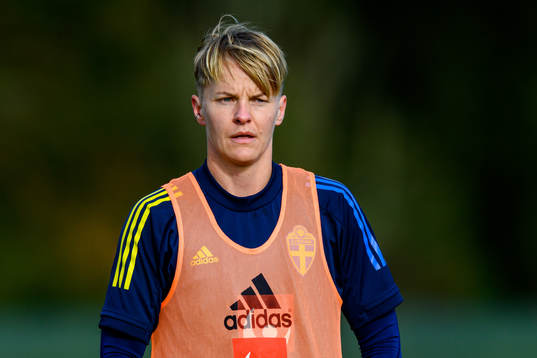 Nilla Fischer of the Swedish women's national football team
