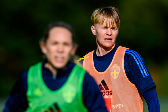 Nilla Fischer of the Swedish women's national football team