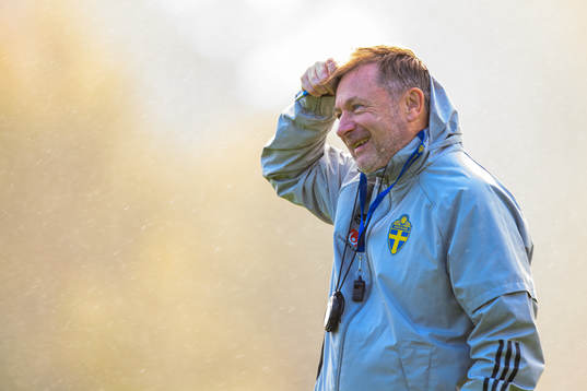 Peter Gerhardsson, head coach of the Swedish women's