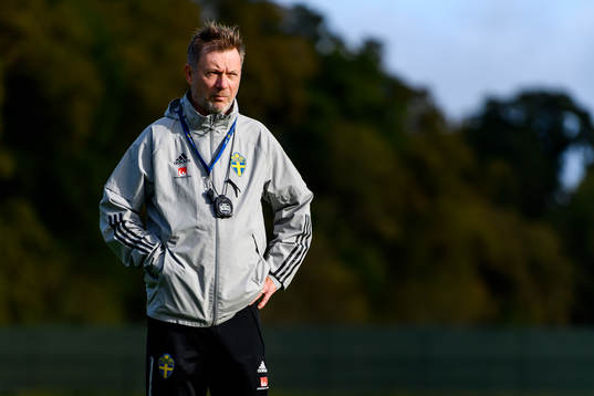 Peter Gerhardsson, head coach of the Swedish women's