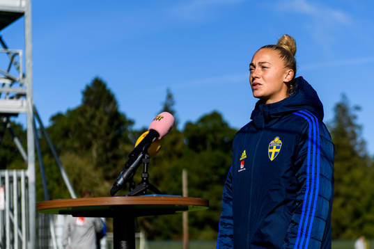 Hanna Bennison of the Swedish women's national football