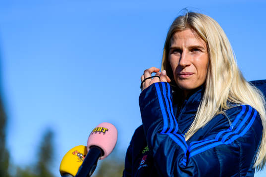 Sofia Jakobsson of the Swedish women's national football
