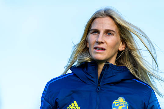 Sofia Jakobsson of the Swedish women's national football