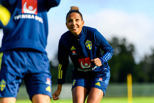 Madelen Janogy of the Swedish women's national football team
