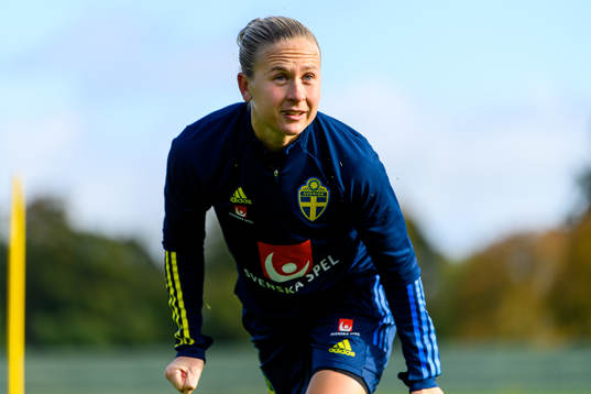 Filippa Curmark of the Swedish women's national football