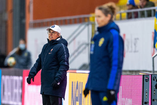 Frankrikes förbundskapten Cécile Locatelli