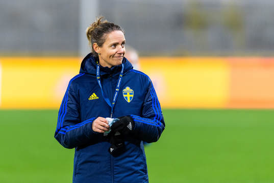 Sveriges förbundskapten Lovisa Delby