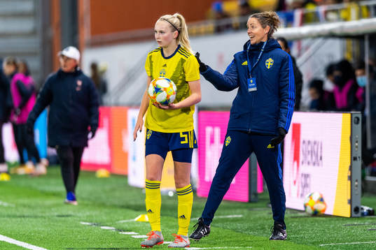 Sveriges förbundskapten Lovisa Delby