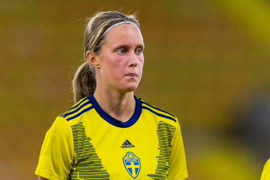 Sveriges Klara Svensson Senelius vid line up