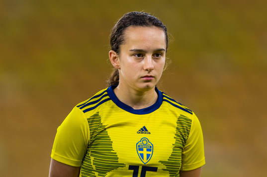 Sveriges Victoria Svanström vid line up