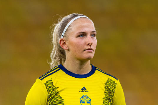 Sveriges Tuva Skoog vid line up